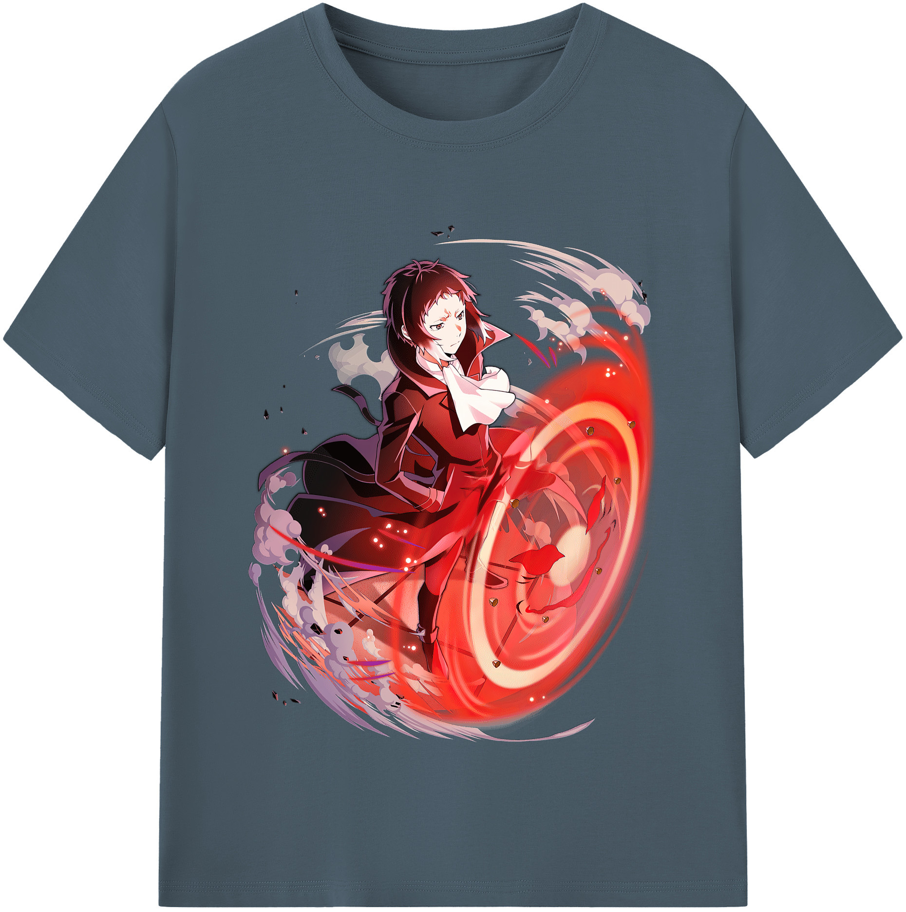 （画像用） 文豪ストレイドッグス Bungo Stray Dogs 綿100％半袖Tシャツ（フロントプリント）